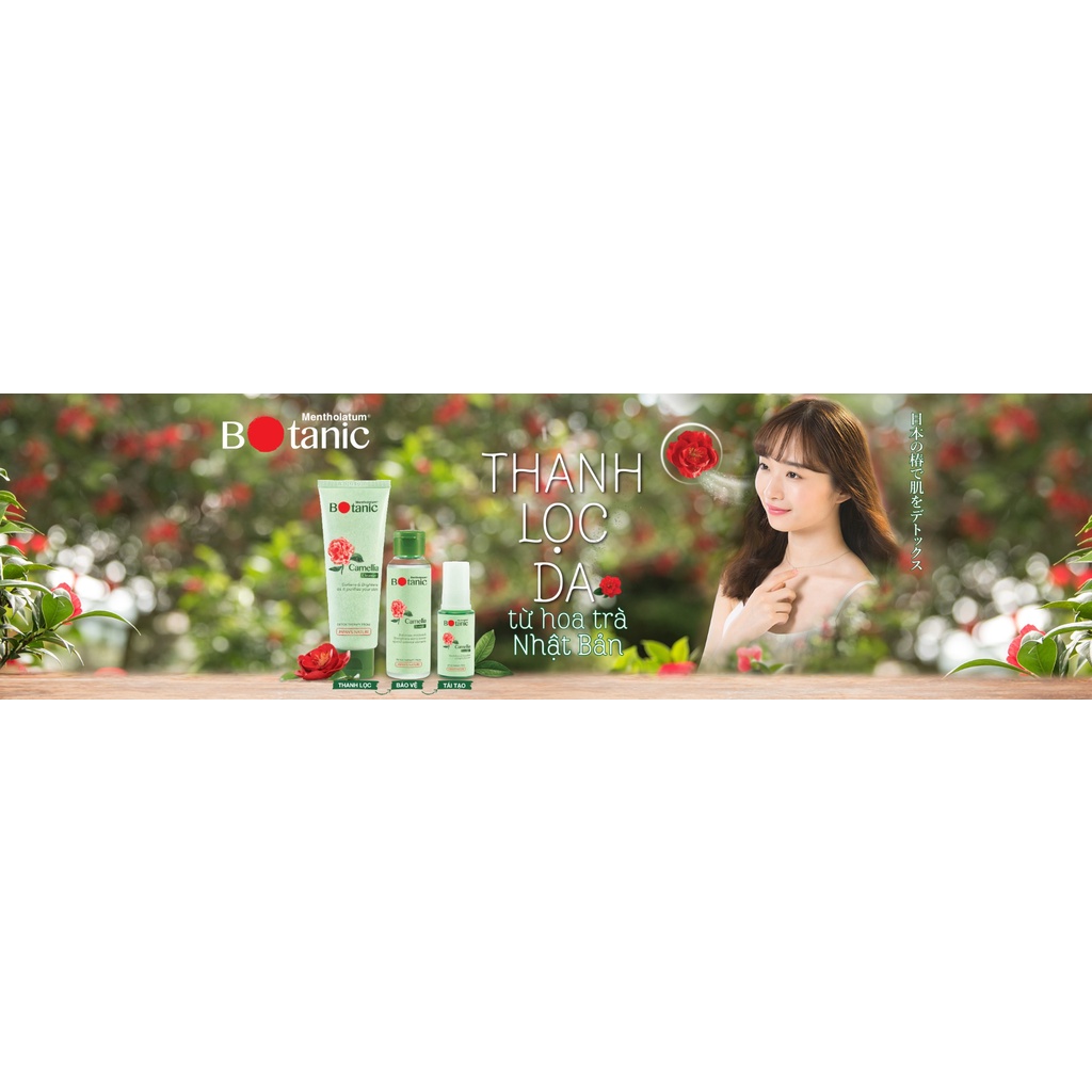 Bộ Sản Phẩm Mentholatum Botanic Chăm Sóc Da 3 Món