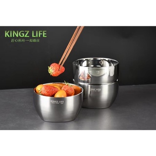 Tô inox cách nhiệt 2 lớp 304