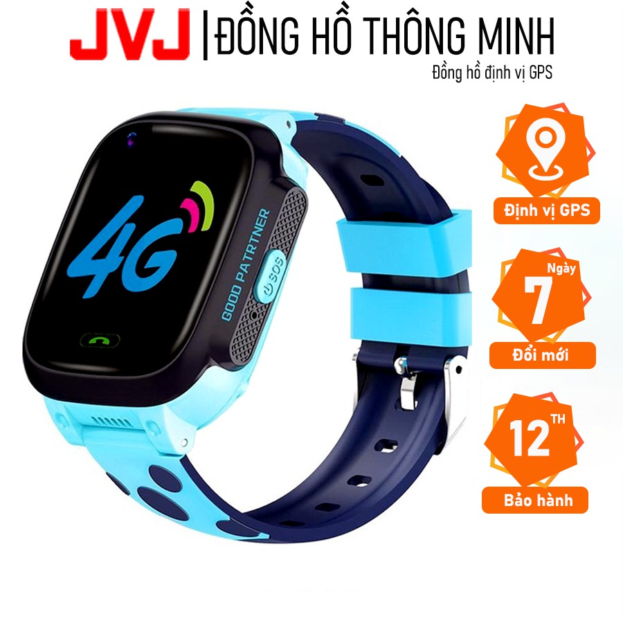 Đồng hồ định vị thông minh Y95 JVJ Cho Trẻ Em, Gọi Video HD 4G, Kết nối wifi, ứng dụng học thông minh-Bảo Hành 12 Tháng