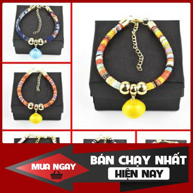 [❌GIÁ SỈ❌] Vòng cổ lục lạc thời trang cho chó mèo - vòng boho thổ cẩm cho thú cưng phụ kiện chó mèo 0 ❤️