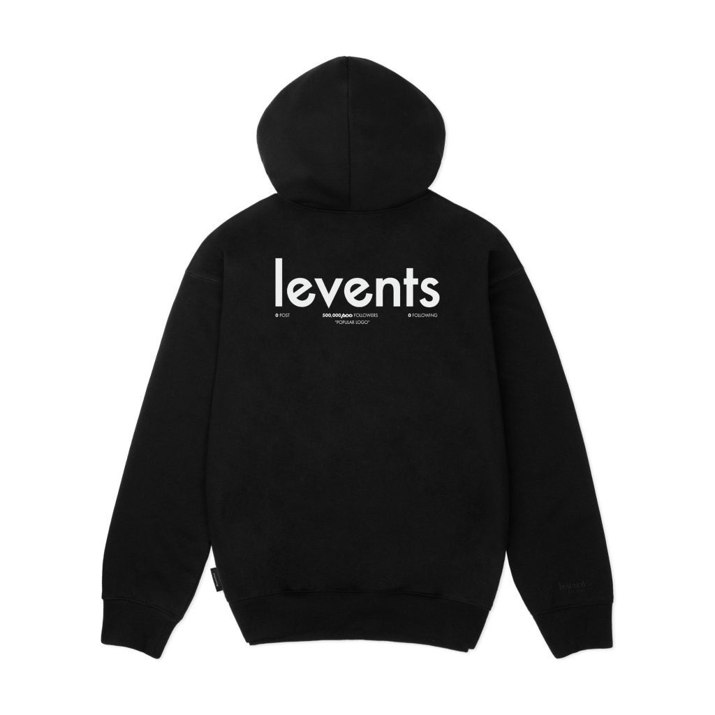 Áo Khoác Hoodie LEVENTS® POPULAR LOGO 2.0  mua trên 2sp levents tặng kèm túi tote