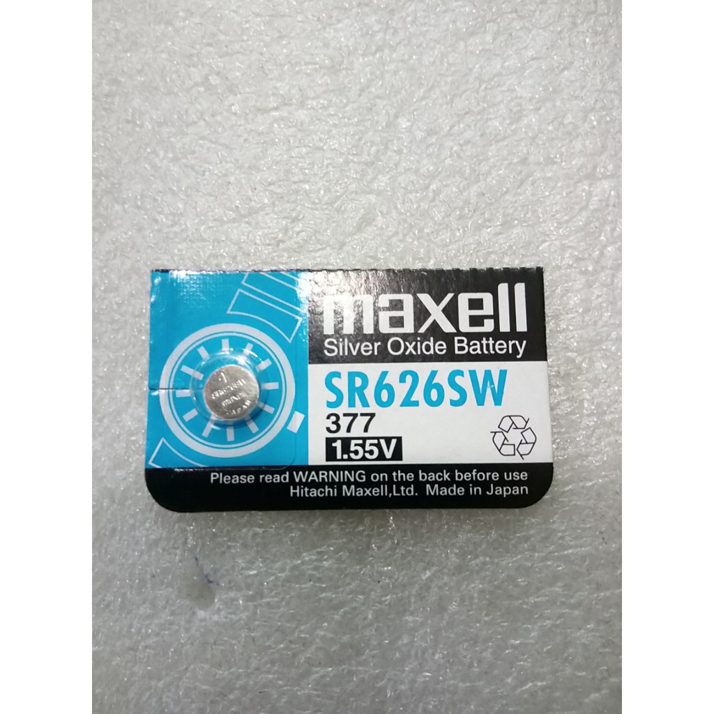 Pin nuôi nguồn cúc áo Maxell SR626SW _ Giá 1 Viên (XANH OR VÀNG)