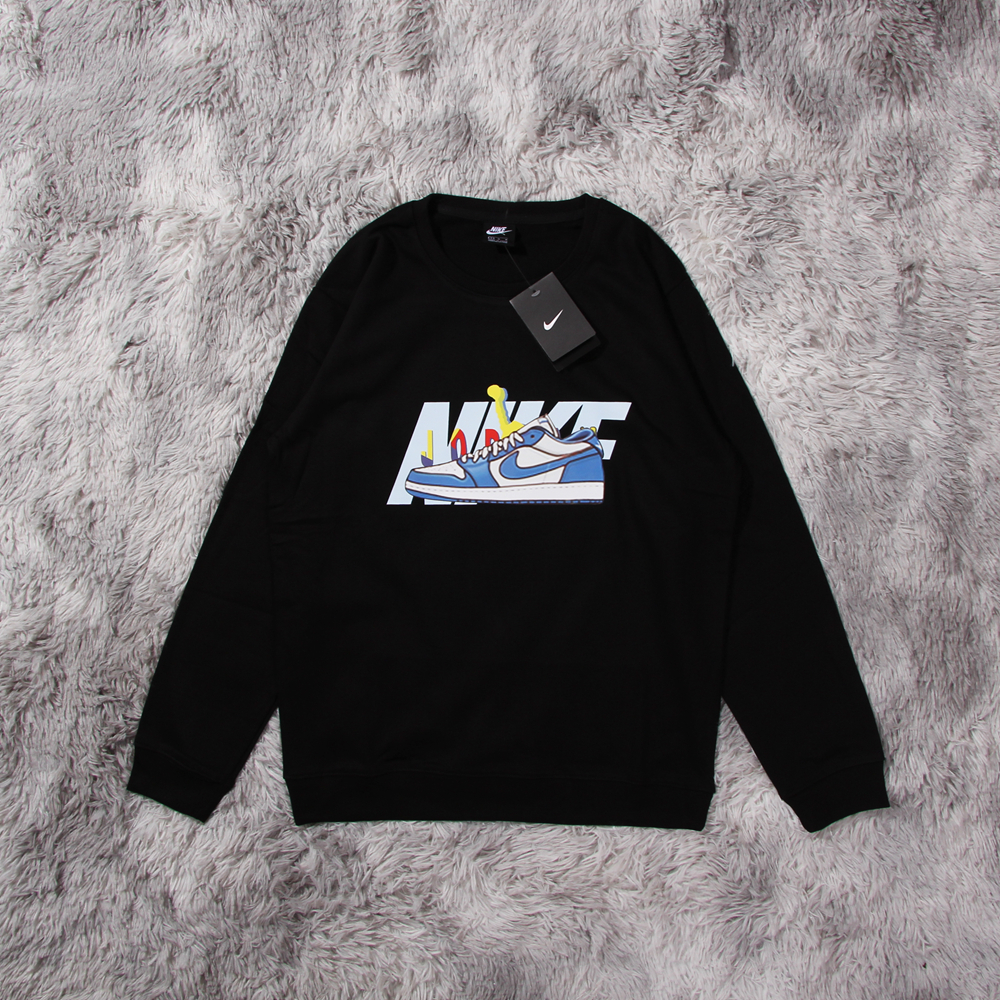 Áo sweater tay dài in logo Nike