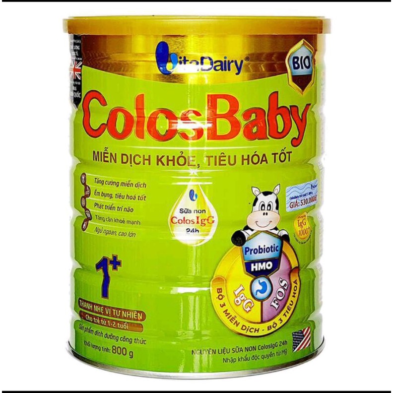 sữa bột colosbaby bio 1+ 800g