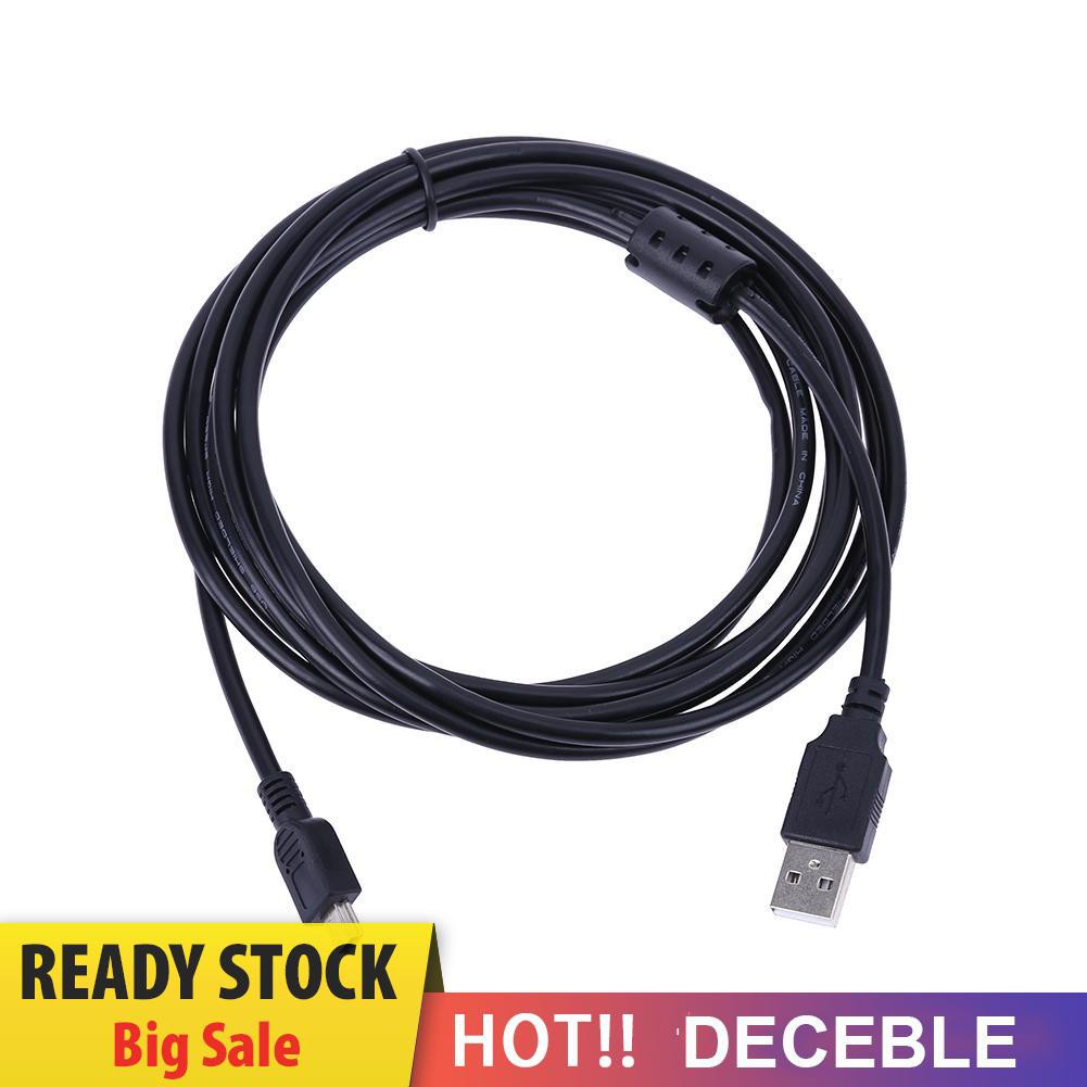 Dây Cáp Dữ Liệu Máy Tính Mp3 Dài 10ft 3m Usb 2.0 A Male Sang Mini B 5pin Male M / M