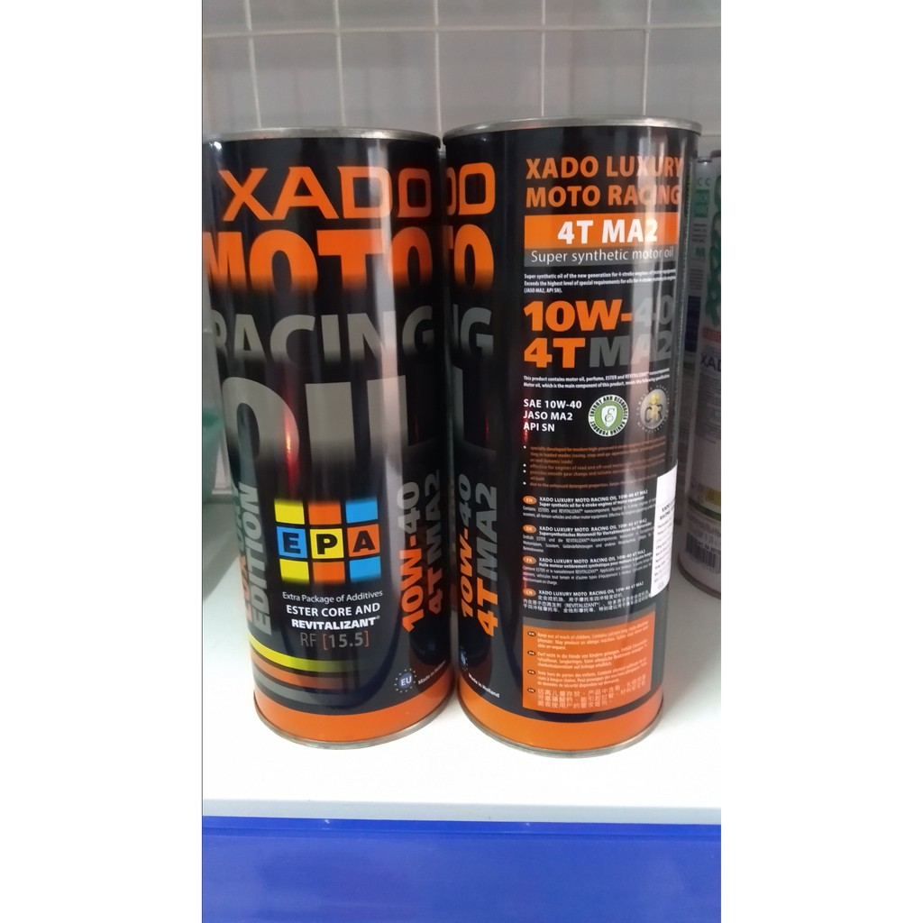 Nhớt XADO RACING - Nhớt siêu cao cấp XADO Moto Racing Oil 10w 40