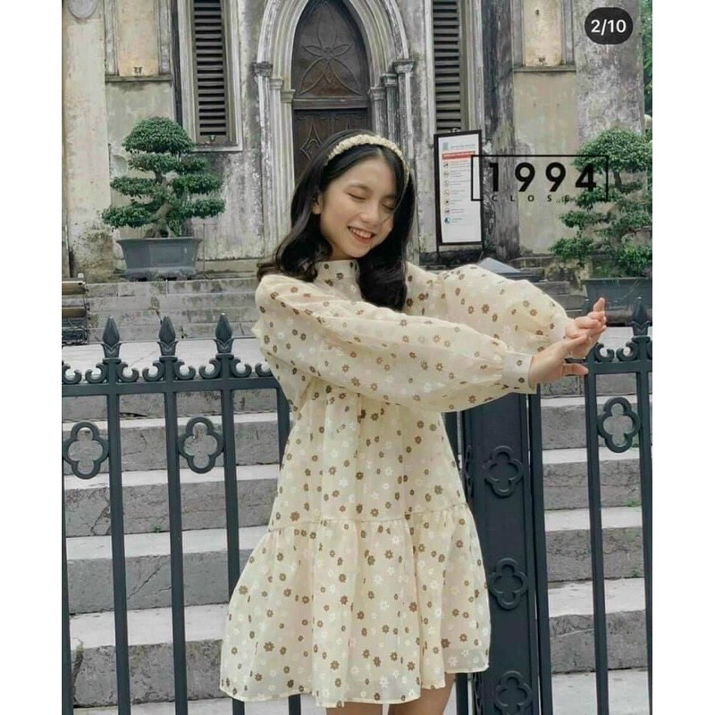 ĐẦM BBD HOA  TAY BỒNG🌼 | BigBuy360 - bigbuy360.vn