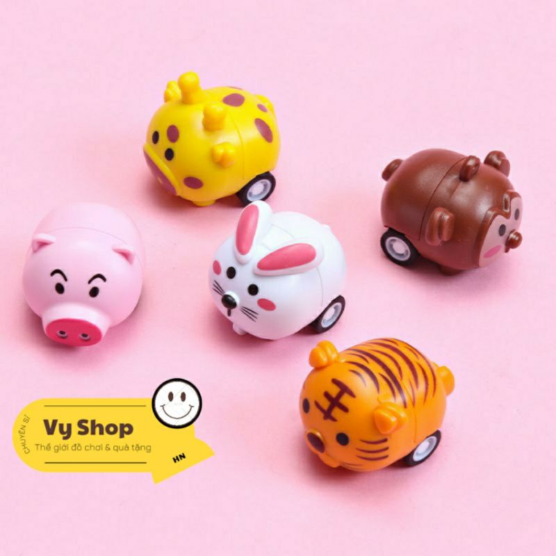 Đồ Chơi Xe Chạy Bánh Đà Nhiều Hình Ngộ Nghĩnh