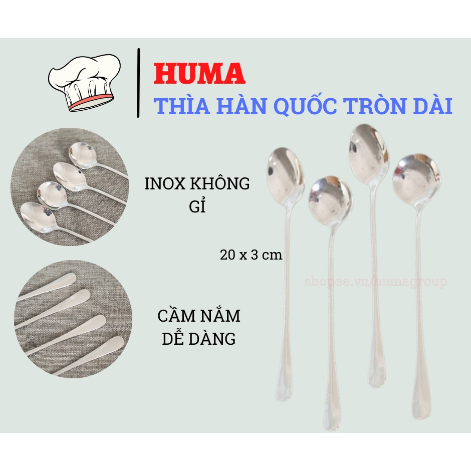 Thìa Inox Hàn Quốc Cao Cấp