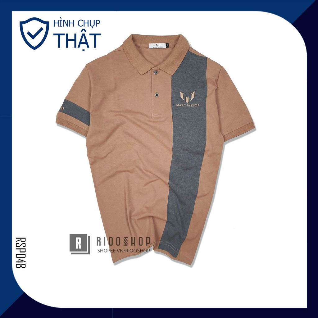 Áo polo nam, áo thun nam có cổ polo đẹp tay ngắn form rộng xịn Marc 1982 có big size, size xxl RSP048AV Riooshop | BigBuy360 - bigbuy360.vn