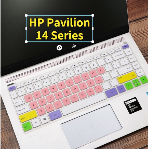 Miếng dán bảo vệ bàn phím HP Pavilion 14 Series Notebook 14q-cs0001TX I5-8250U bằng silicon mềm
