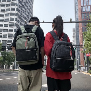 Balo vải dù lưới mix dây phát quang unisex