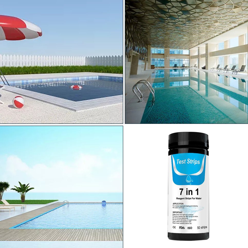 Tropical Aquarium 7 In 1 Test Strip For Testing PH Water Quality Test Paper