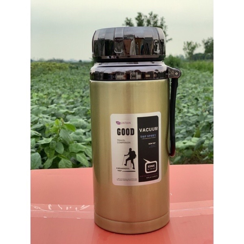 Bình giữ nhiệt inox 304 Good 1200ml nắp kim cương cao cấp,tiện lợi