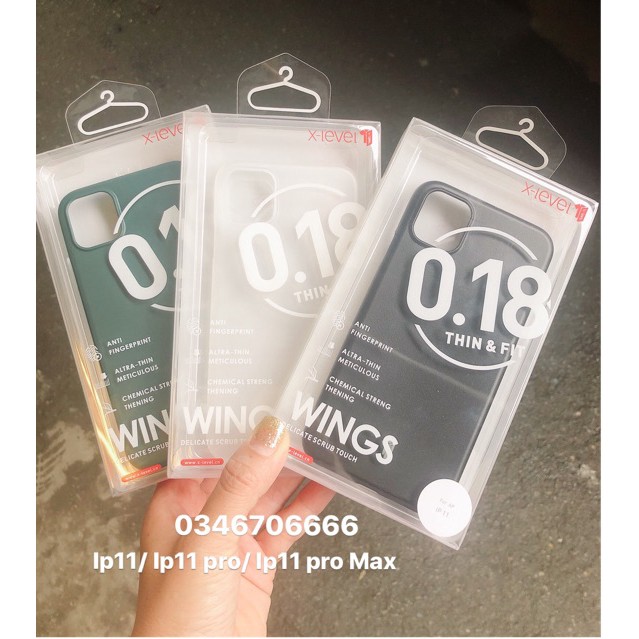 Ốp siêu mỏng XLEVEL IP11/ Ip11 pro/ Ip11 pro MAX ♥️♥️
