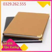 (Sale Khủng) Sổ ghi chép bìa cứng bọc da Hải Tiến bìa đen
