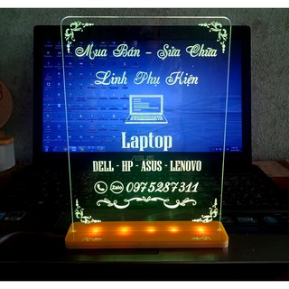 Bảng hiệu Đèn led trang trí shop