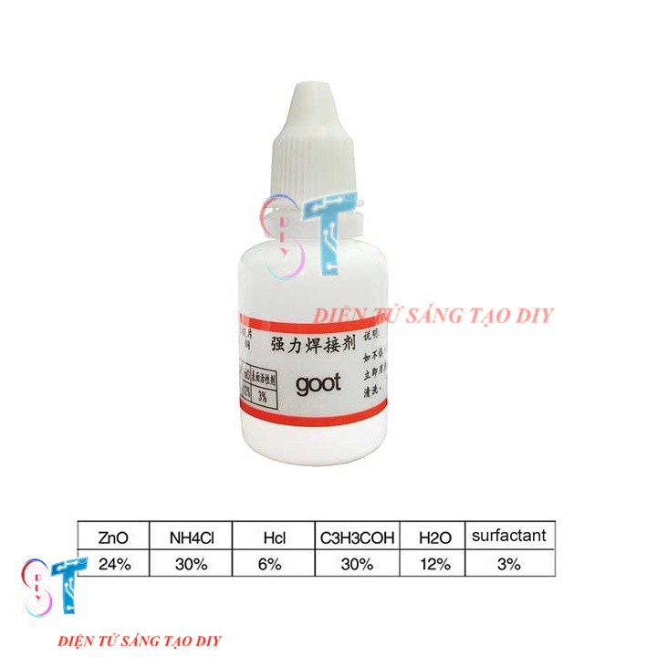 Dung Dịch Trợ Hàn GOOT 25ml