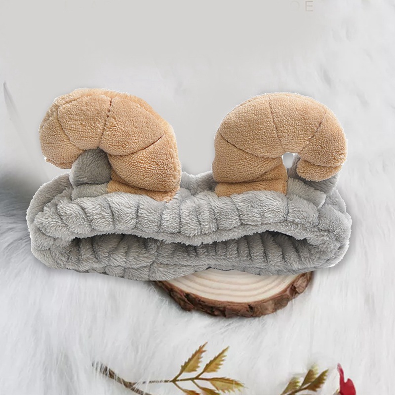 Tmdbyx Băng đô lông cừu co giãn tốt thiết kế xinh xắn cho nữ