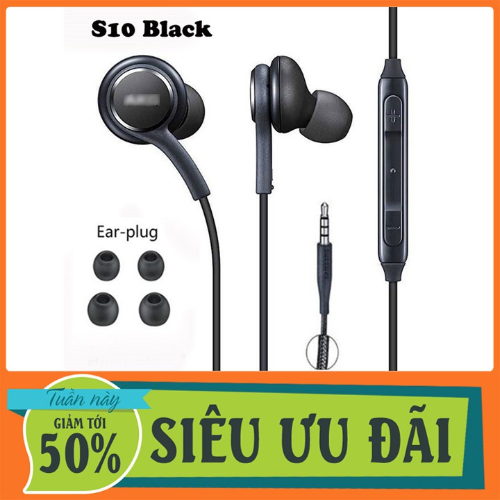 [Mã ELORDER5 giảm 10K đơn 20K] Bảo Hành 6 ThángTai nghe AKG Samsung S10 Plus AKG (2019) + Tặng 4 nút tai phụ