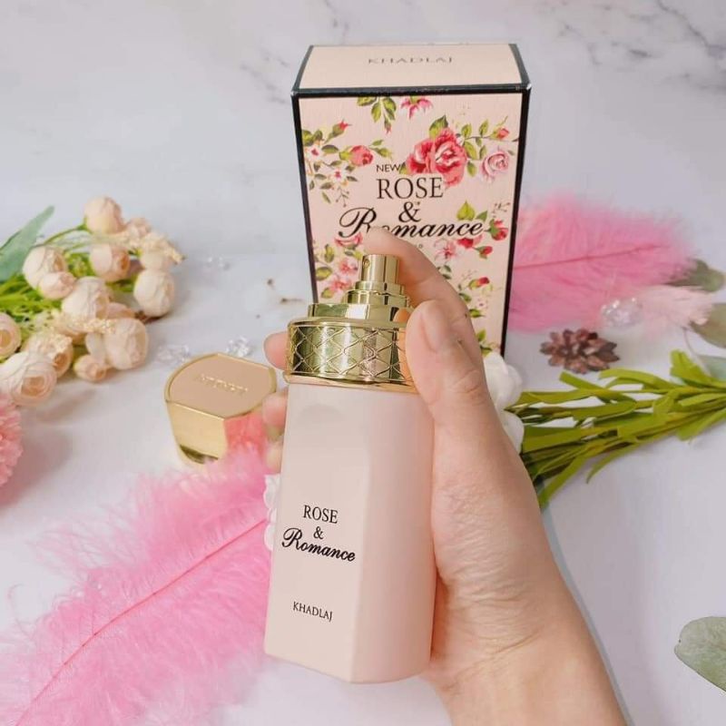Nước Hoa Nội Địa DuBai  Rose &amp; Romance Khadlaj 100ML hương hoa hồng say đắm