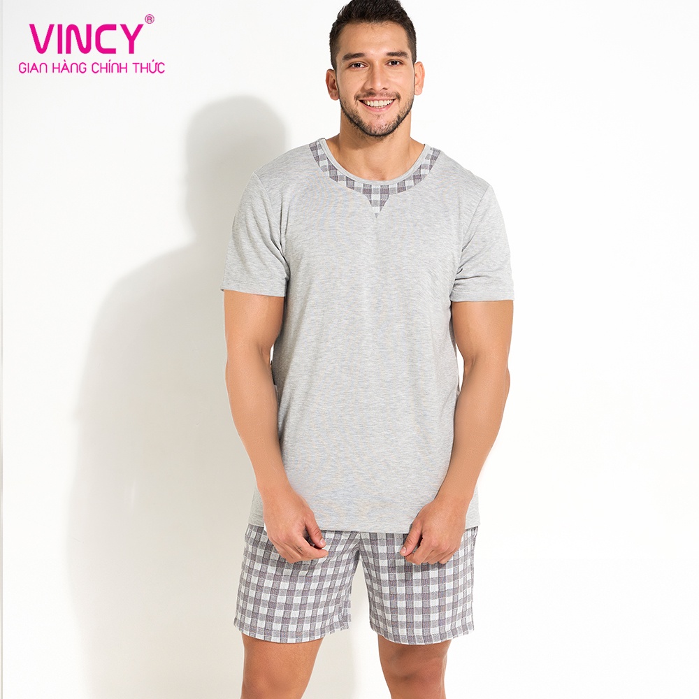 Bộ Đồ Short Thun Nam Vincy Thoáng Mát MST020W11