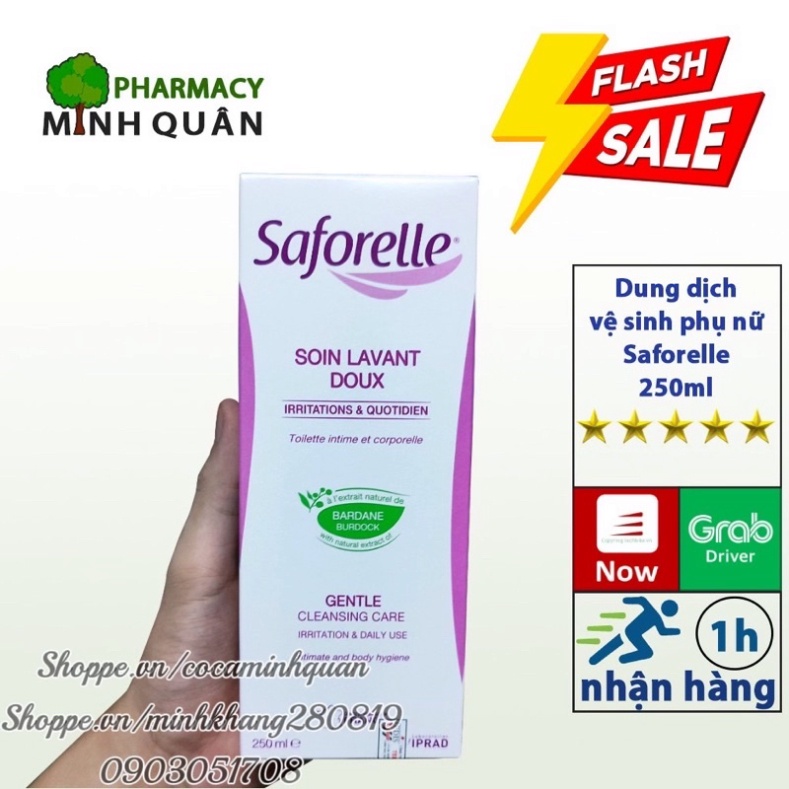 Dung dịch vệ sinh phụ nữ Saforelle 250ml _MINH QUÂN2