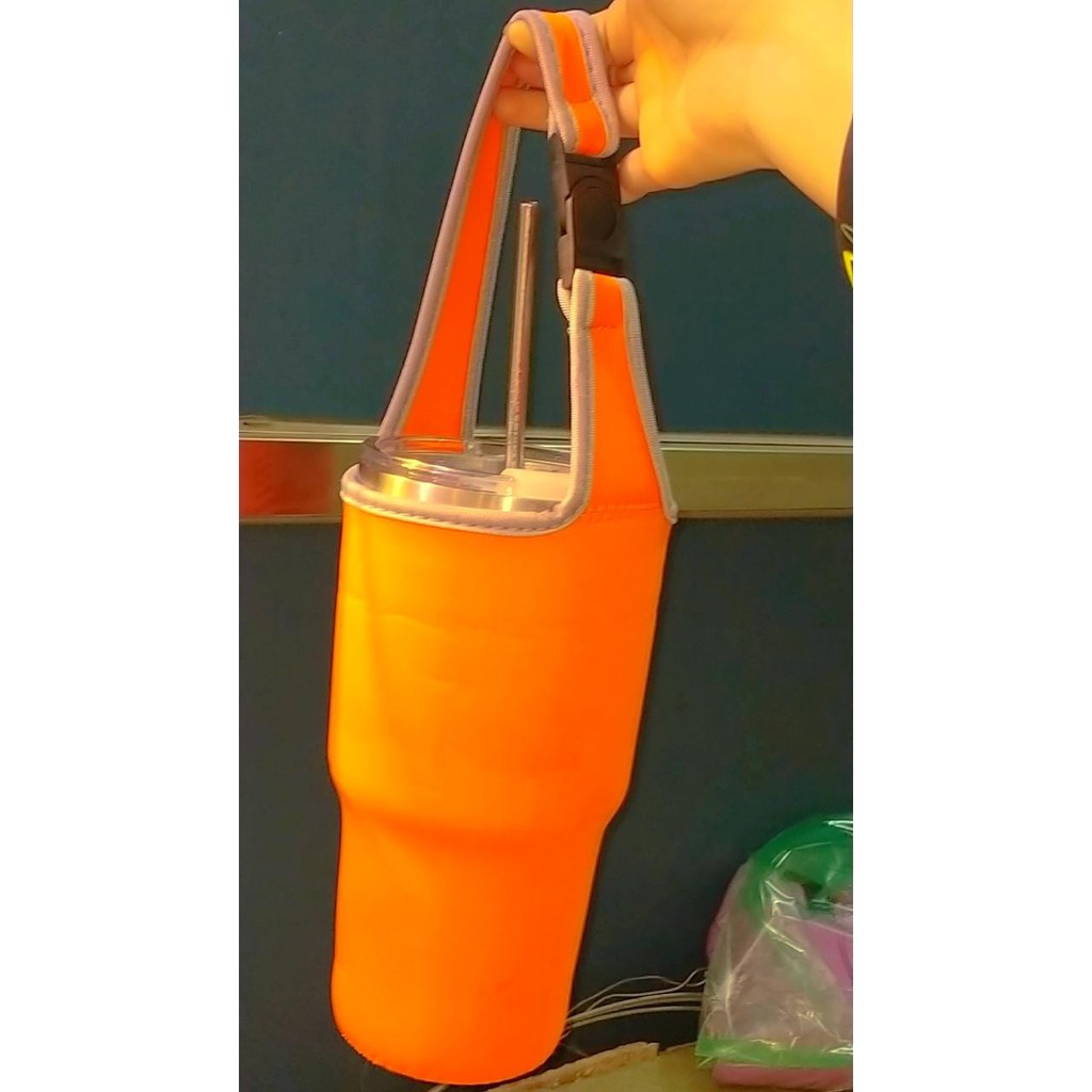 Cốc Giữ Nhiệt Thái Lan 900ml Chống Trào Tiện Lợi + Full Bộ Phụ Kiện Ống Hút Tái Sử Dụng Và Túi Đựng