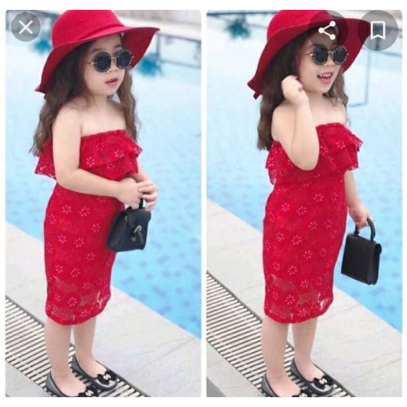 Đầm body bé gái