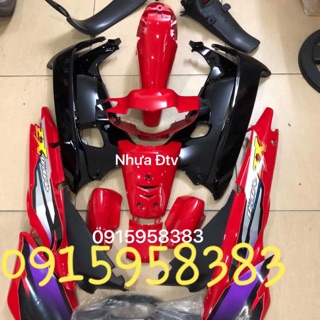 Dàn áo vỏ nhựa Zx đỏ hàng đẹp kèm tem