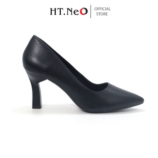 Giày công sở - Giày cao gót nữ HT.NEO da bò thật ,cao 7cm giúp tôn dáng tăng chiều cao ,thiết kế sang trọng , cá tính