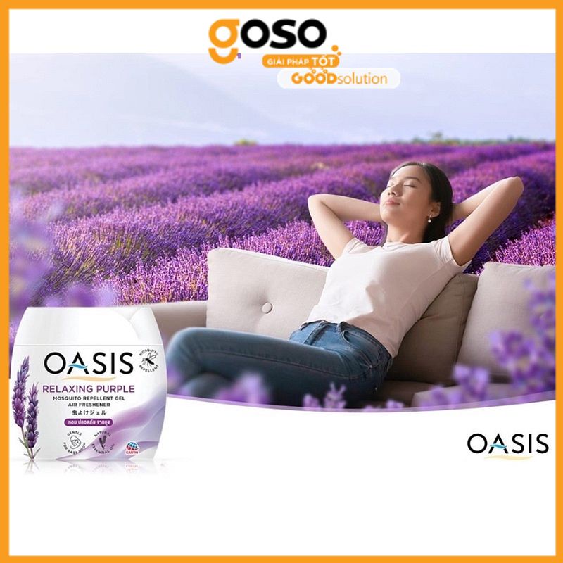 [GOSO] Sáp Thơm Để Phòng, Sáp Thơm Đuổi Muỗi OASIS Cao Cấp