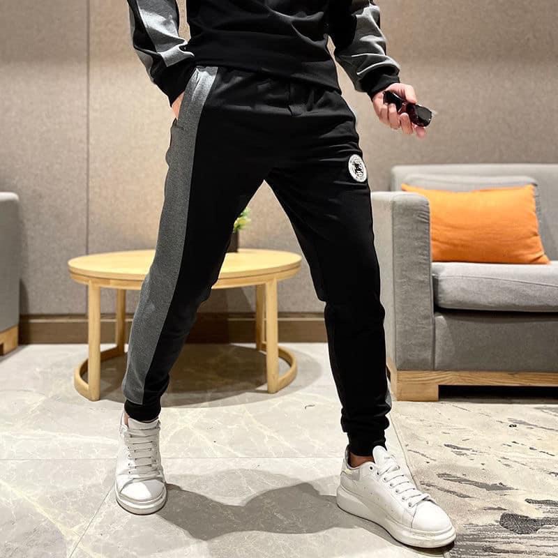 Bộ Nỉ Thu Đông Thể Thao Nam bộ nỉ nam phối viền xám