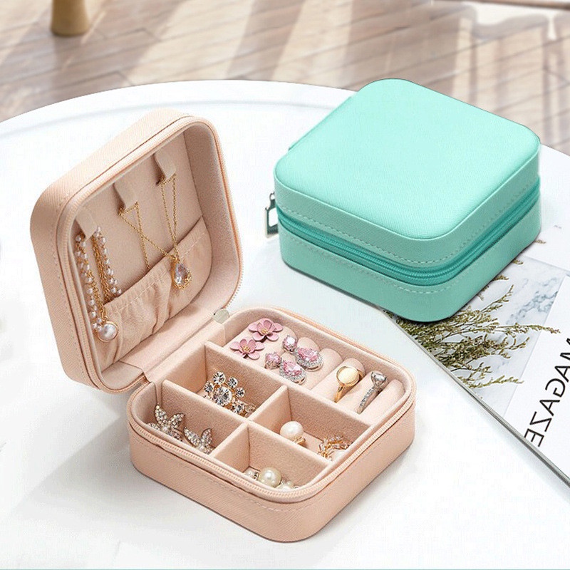 Hộp Đựng Trang Sức Bằng PU Đơn Giản Chất Lượng Cao