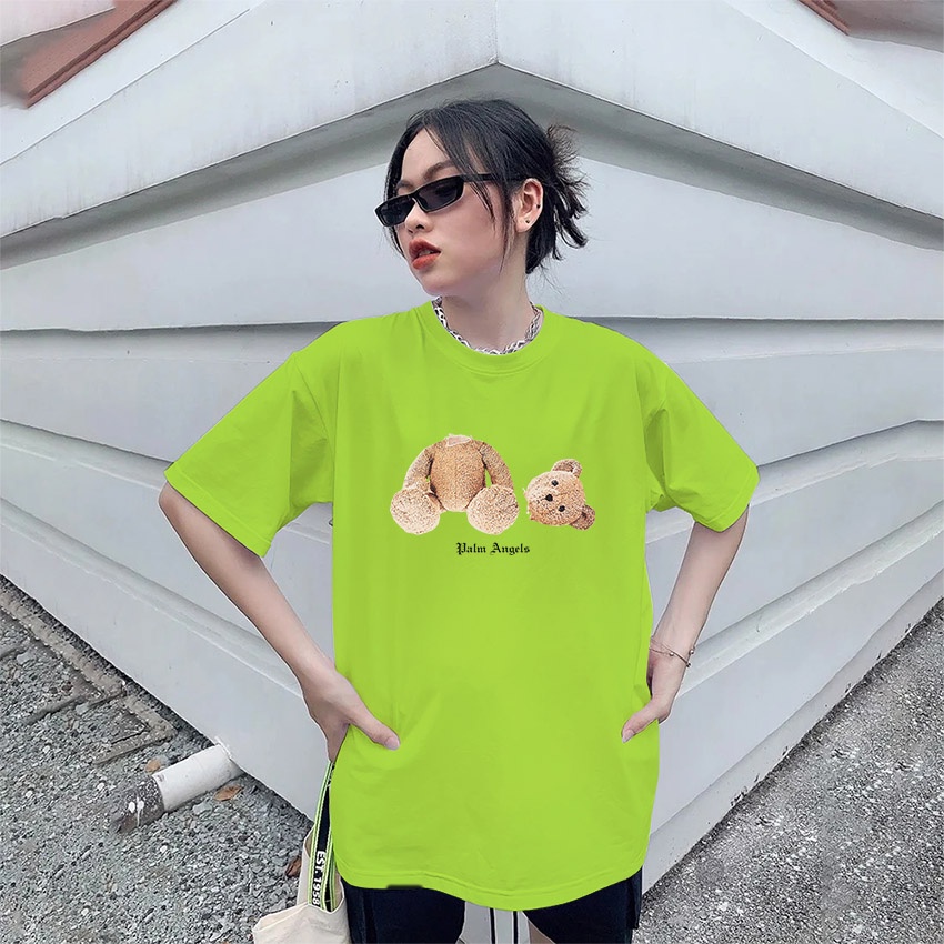 Áo thun in hình BEEBEE palm angels teddy-PAT001 100% COTTON | BigBuy360 - bigbuy360.vn