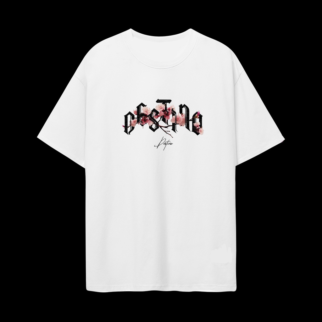 Áo phông Unisex Destino in họa tiết Peach blossom | BigBuy360 - bigbuy360.vn