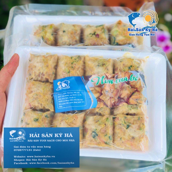 [Mã 267FMCGSALE giảm 8% đơn 500K] [HCM] Giá sỉ 1 Vĩ Nem Cua Bể