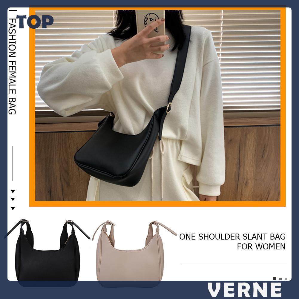 Túi Đeo Chéo Da Pu Thiết Kế Đơn Giản Cho Nữ