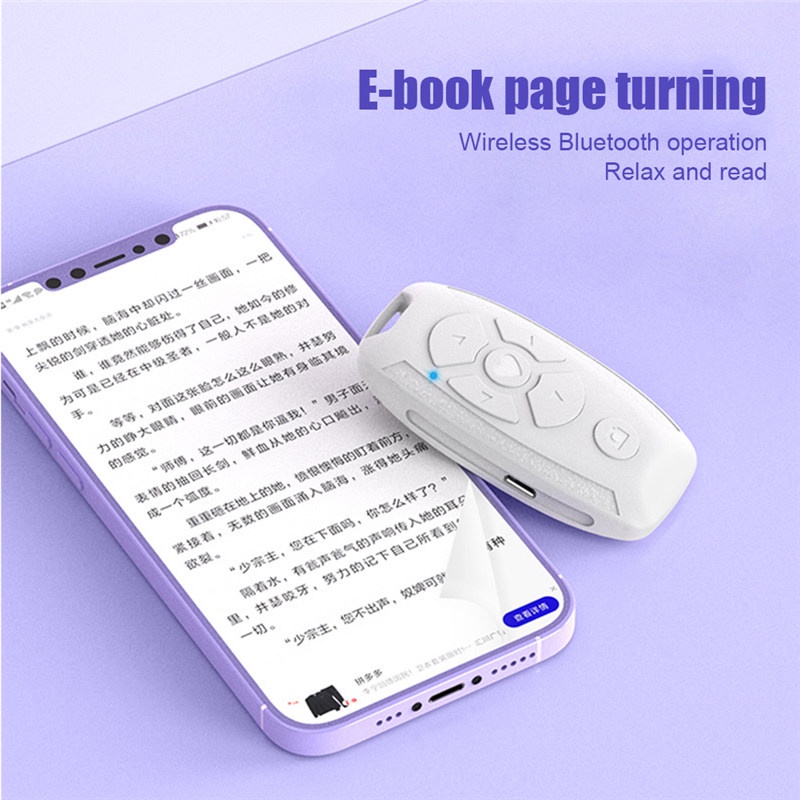 Điều khiển nút bấm thông minh kết nối Bluetooth hỗ trợ chụp ảnh selfie cho điện thoại