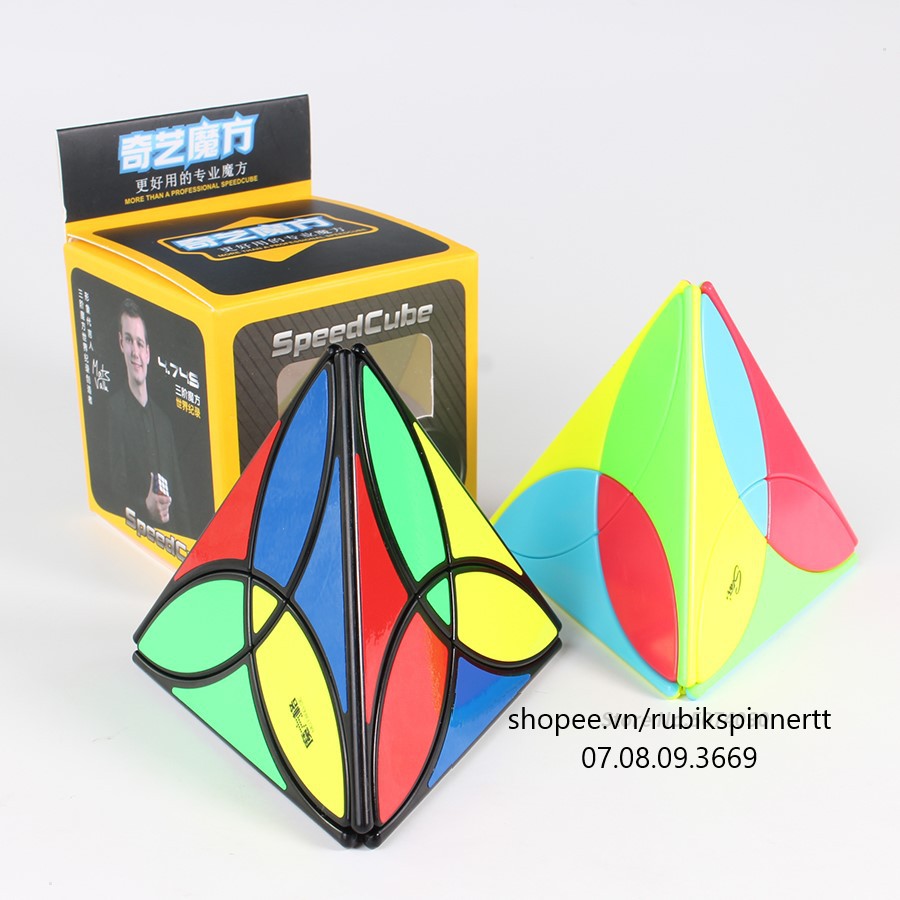 QiYi Clover Pyraminx Rubik Biến Thể 4 Mặt