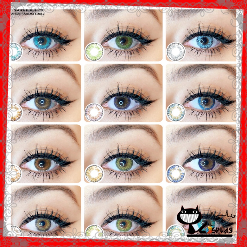 Lens Cosplay - (Hàng Mới Về) Set 1 Cặp (1 cặp) 3 Cặp Ntato Nhiều Màu Sắc Cho Mắt Kính Áp Tròng [Miu Cosplay]