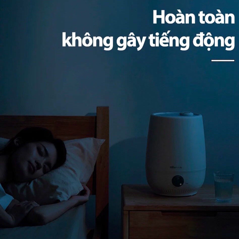 Máy phun sương tạo ẩm Bear, khuếch tán tinh dầu - Làm sạch không khí, dung tích lớn 4.5L Máy phun sương tạo ẩm