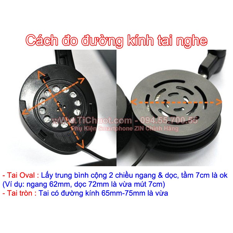 Cặp Mút bọc tai nghe lớn 7cm