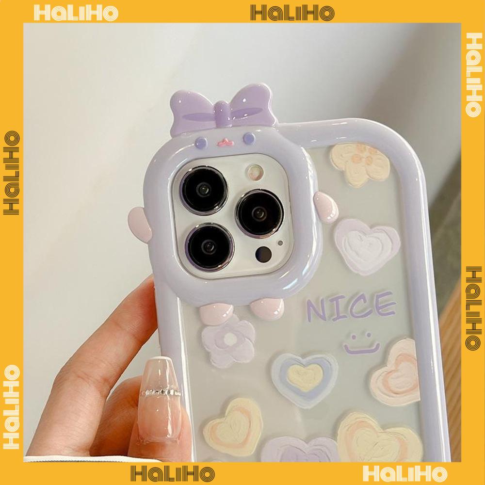 iPhone Case Silicone Soft Case Clear Case Airbag Shockproof Protection Camera Shiny Hand Feel Purple Heart Compatible For iPhone 11 Pro Max 13 Pro Max 12 Pro Max 7Plus xr XS Max