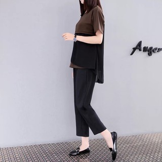 Sét bộ quần ống rộng