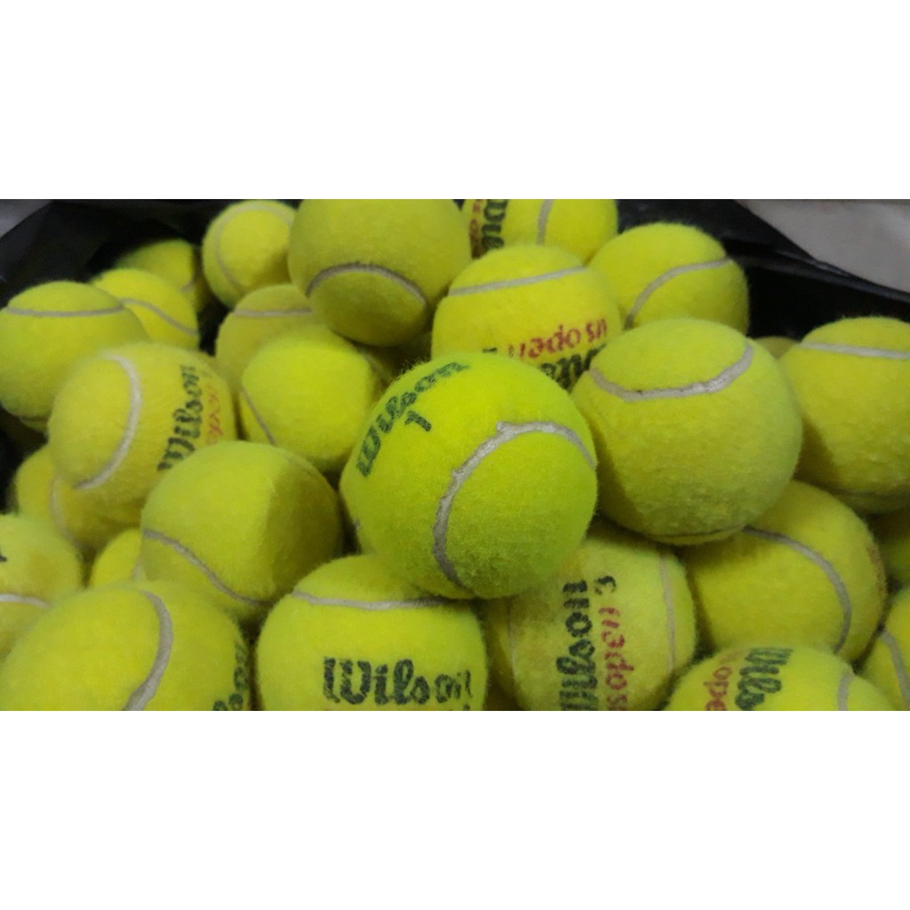 Combo 10 bóng tennis cũ