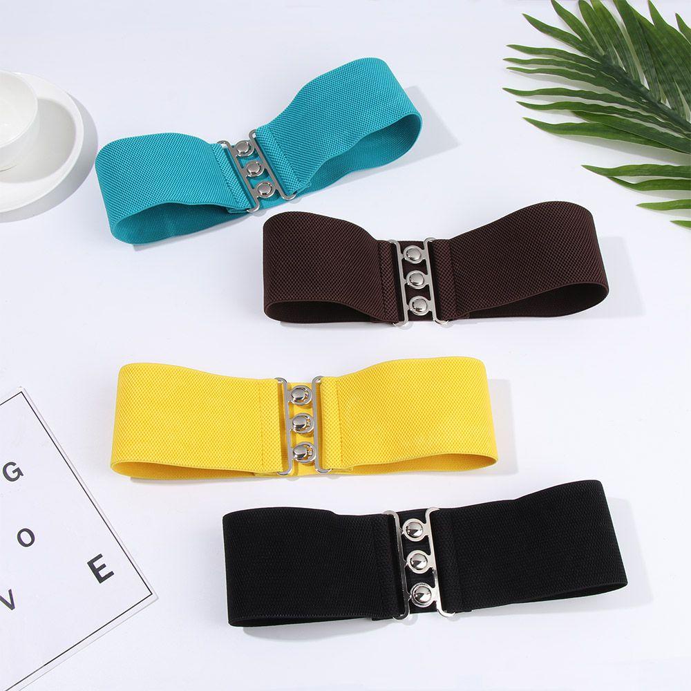 EUCA Thắt Lưng Bản Rộng Co Giãn Tốt Thiết Kế Sành Điệu Cho Nữ