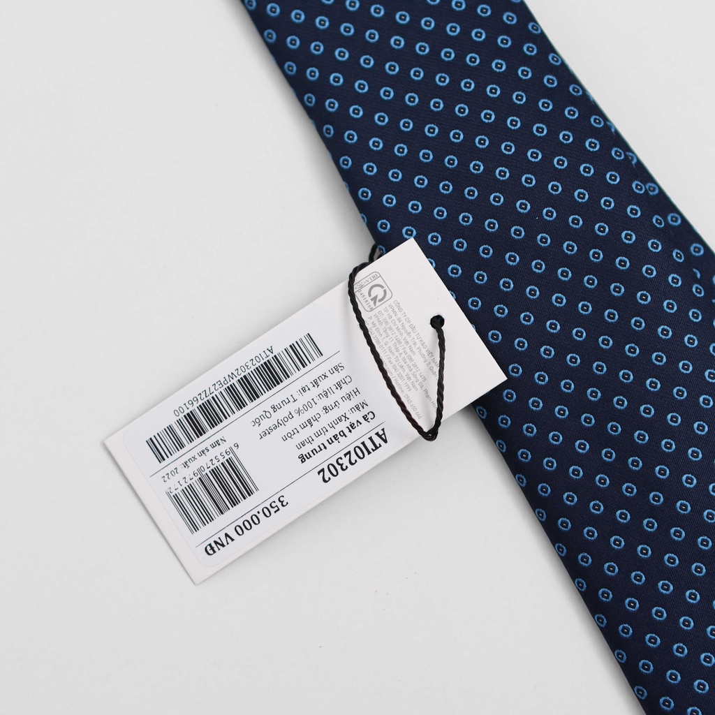 Cà vạt nam ARISTINO họa tiết chấm tròn ấn tượng và độc đáo.- ATI02302
