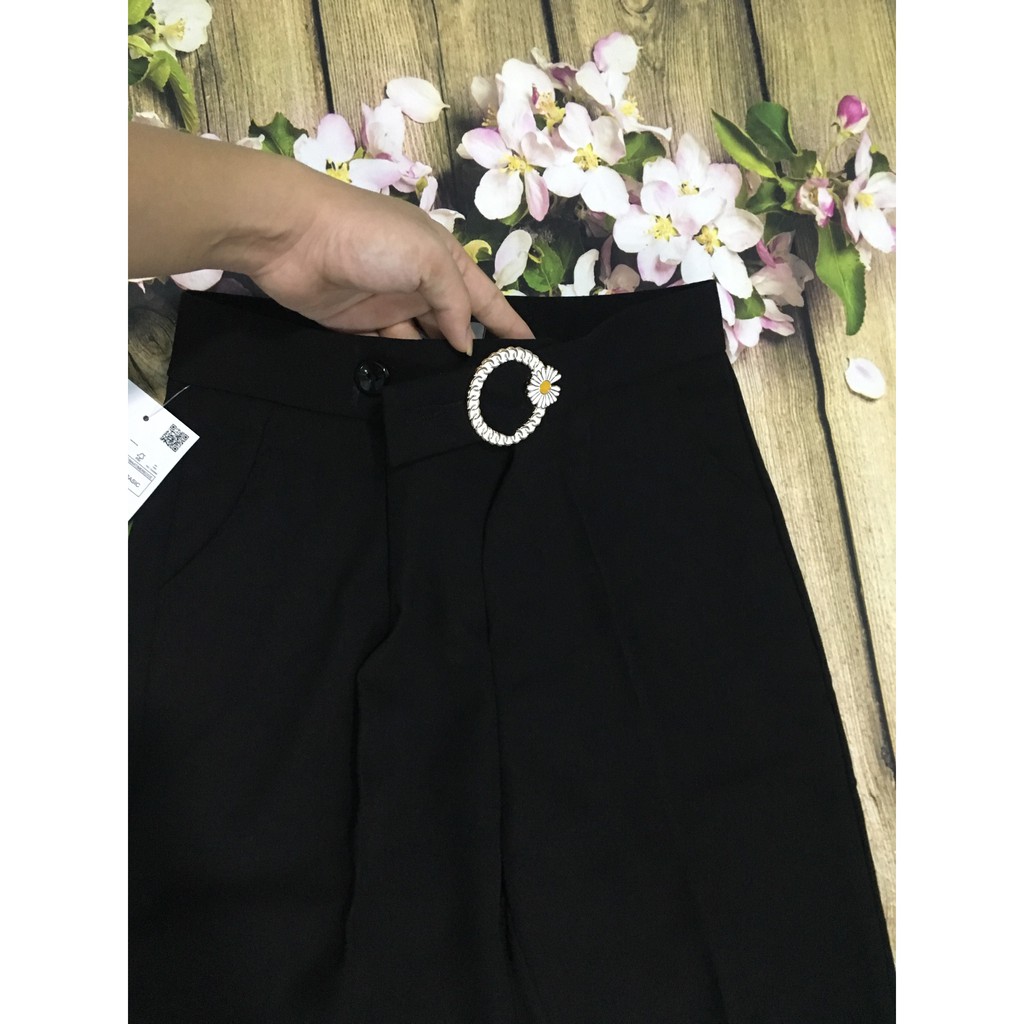 Quần Tây Công Sở Cạp Hoa Cúc Siêu Sang