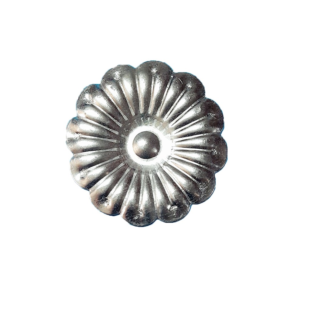 Phụ kiện sắt mỹ thuật_Hoa sắt dập đường kính 9cm